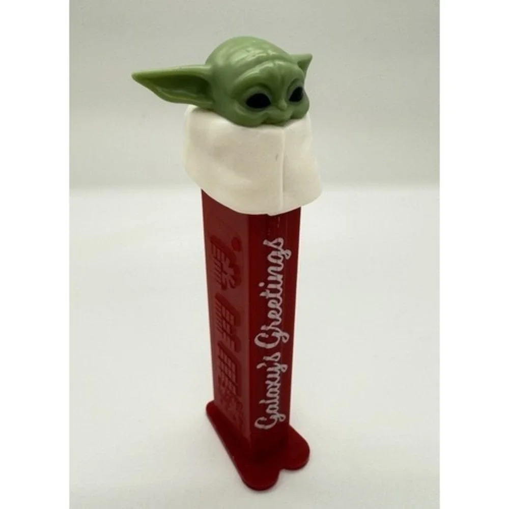 Grogu Baby Yoda Mandalorian Star Wars Galaxy's Greetings Christmas PEZ Dispenser
